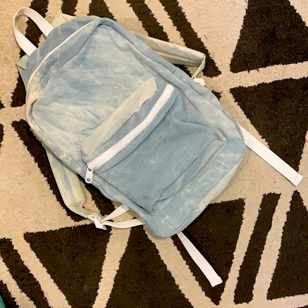 twelveNYC Light Stonewashed Denim Backpack